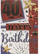 40 Today Happy Birthday